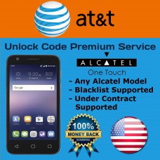Alcatel AT&T Factory Unlock Code Premium Service!